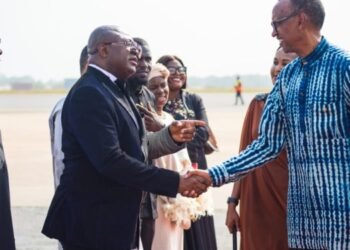 Dr David Makongo (l’inspirateur panafricain engagé et incontournable) accueille les chefs d’État africains à l’aéroport international du Ghana lors de la cérémonie de prestation de serment du président John Mahama