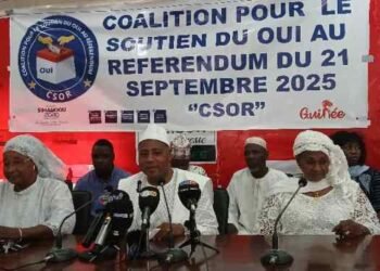 La coalition pour le soutien du Oui (CSOR)au référendum constitutionnel .