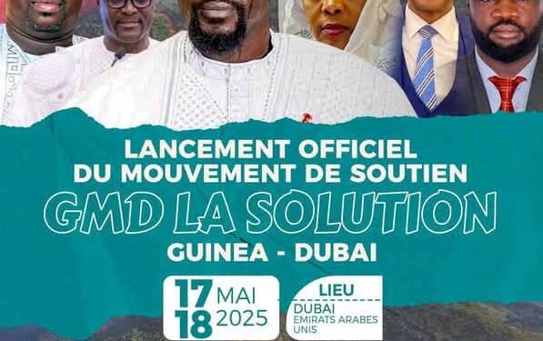 GMD La solution de Dubaï trace la voie de soutien aux actions du Président Mamady Doumbouya en Moyen-Orient*.