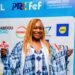 La gérante principal de kadiak communication Kadiatou kaba Ambassadrice  de la 1 édition Profef . .