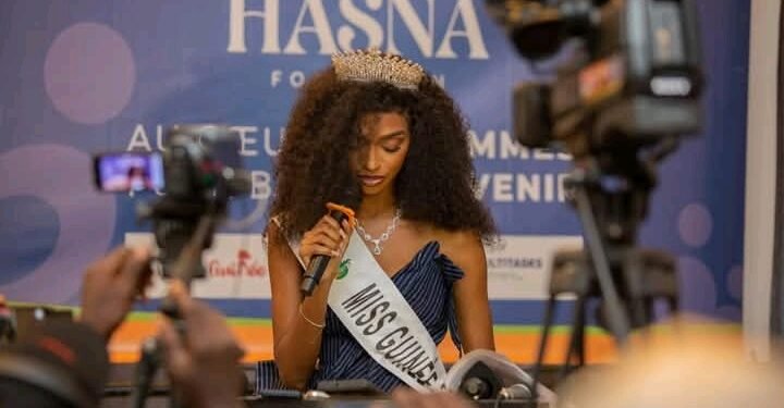 Miss Guinée 2024, Tiguidanké Bérété, a lancé sa fondation « Fondation Hasna