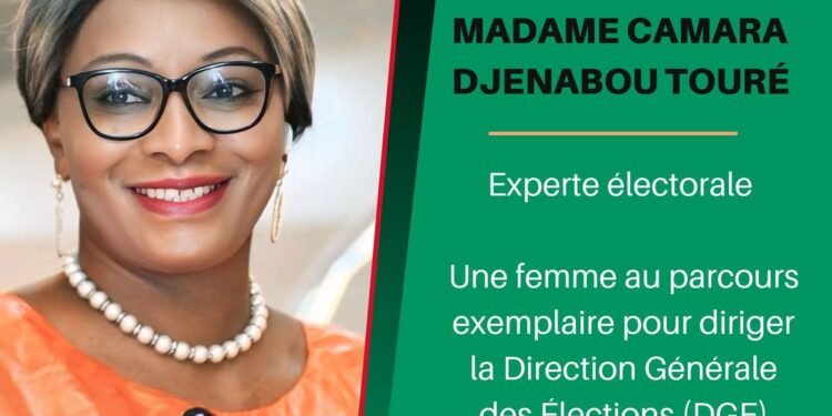 Mme CAMARA Djenabou Touré, nommée DG de la DGE, UN CHOIX DE LA RAISON ET DE L’EXPÉRIENCE