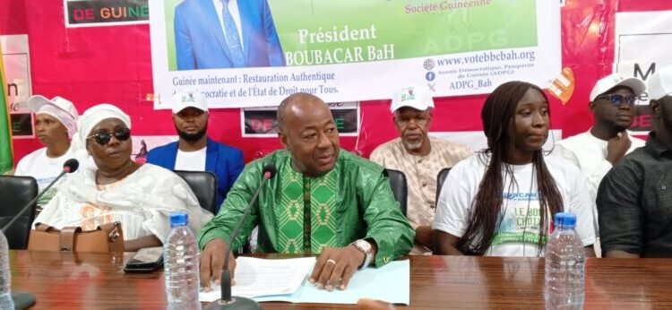 Présidentielle 2025 : le parti ADPG annonce la candidature de Boubacar Bah.