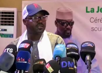 Yatigna Mansaré présente le plan d’action de la Jeunesse Présidentielle de Guinée (JPG).