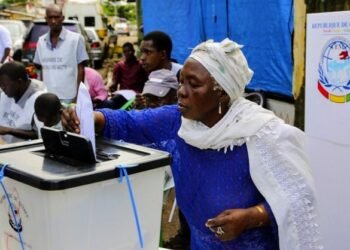 Commune de Kagbélen : démarrage progressif du vote à Ansoumania.