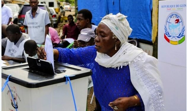 Commune de Kagbélen : démarrage progressif du vote à Ansoumania.