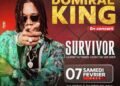 Culture urbaine : Domiral King porte SURVIVOR sur la scène du CCFG Événement musical :