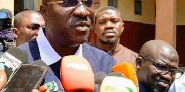 KANKAN : le Parquet Général  à sa tête MARWANE BALDE  échange avec les présidents de jeunesse pour vulgariser la loi.