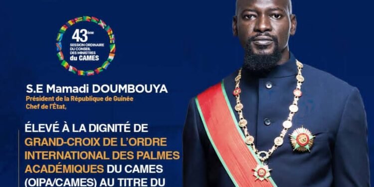 ​Le Président Mamadi Doumbouya et  Dre Diaka Sidibé honorés par le CAMES : La réaction de la CRDG et du CDIRCD .